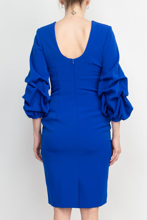 Cocktail Dresses Fitted Short Cocktail Dress Royal