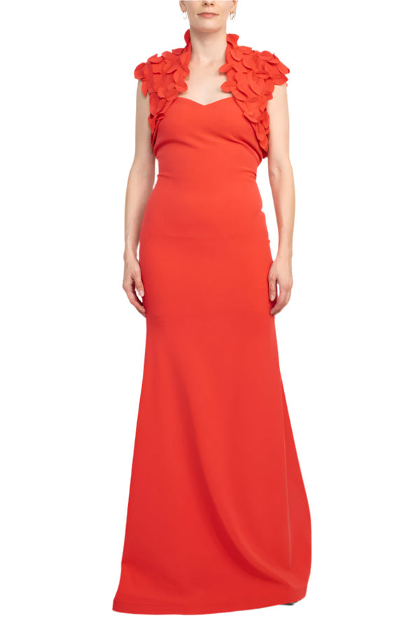 Formal Dresses Long Evening Formal Bodycon Bolero Dress Coral
