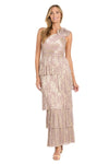 Formal Dresses Long Formal Metallic Evening Dress Mauve/Gold