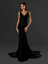 Wedding Dresses Wedding Long Fitted Mermaid Dress Black
