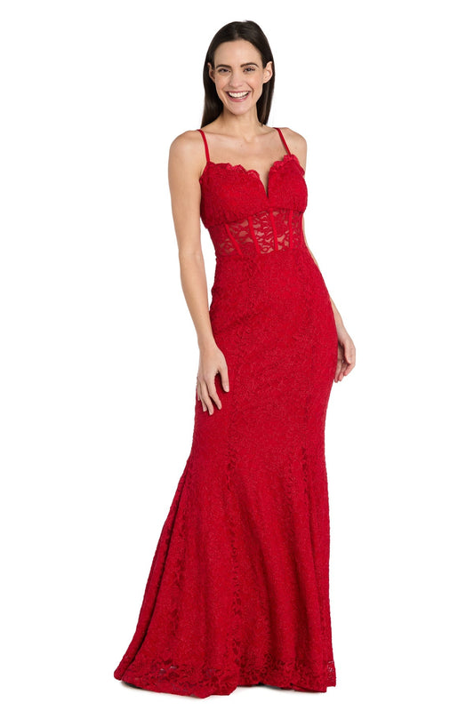 Prom Dresses Long Formal Lace Prom Dress Red