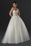 Wedding Dresses Long A Line Wedding Dress Off White
