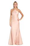 Prom Dresses Formal Long Fitted Slit Prom Dress Petal Pink