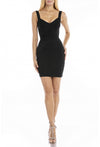 Cocktail Dresses Fitted Short Bodycon Cocktail Dress Black