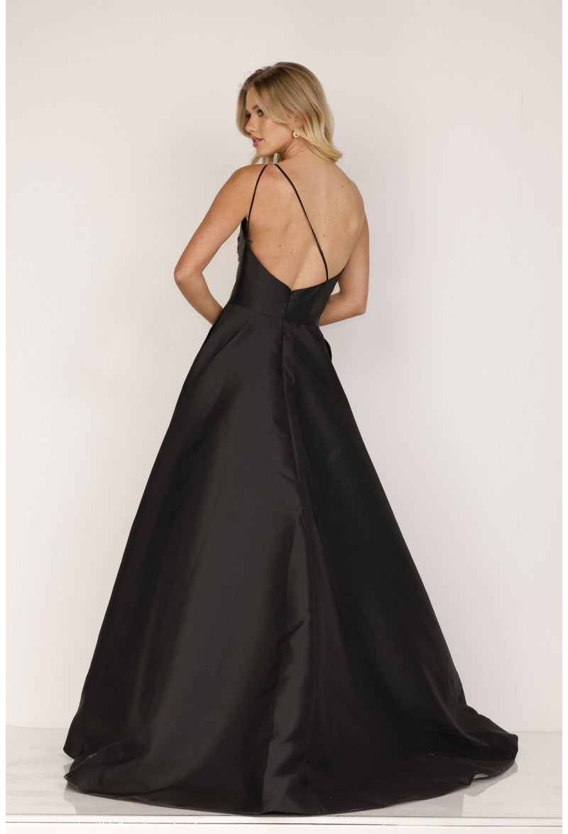 فستان سهرة طويل بكتف واحد من Terani Couture 1912E9202