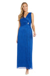 Formal Dresses Metallic Long Formal Petite Dress Royal