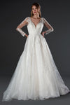 Wedding Dresses Long Wedding Lace Simple Dress Off White