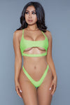 Swimwear 1975 Gianna 2 Piece Swimsuit Neon Yellow