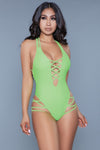 Swimwear 1977 Amaya Swimsuit Lime