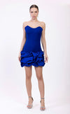 Cocktail Dresses Fitted Short Homecoming Cocktail Mini Dress Royal