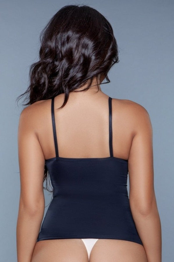 Shapewear 2007 Figure Hugged Top Black