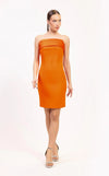 Cocktail Dresses Fitted Short Cocktail Homecoming Dress Orange