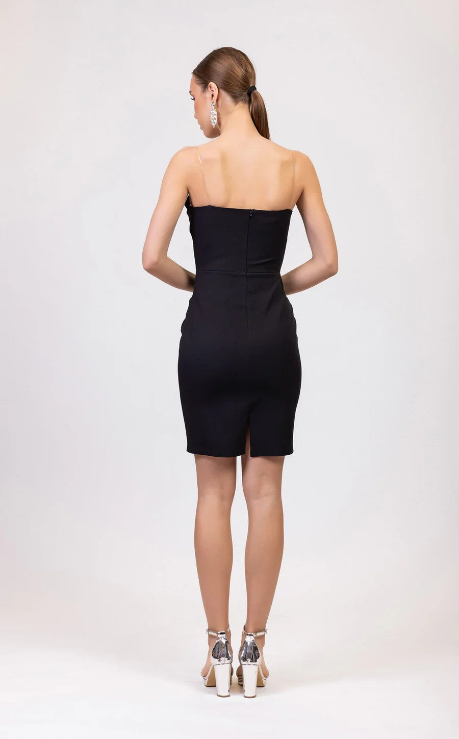 Cocktail Dresses Short Cocktail Fitted Mini Homecoming Dress Black