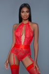 Lingerie 2016 Ophelia Bodysuit Red