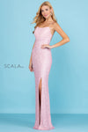Prom Dresses Long Formal Slit Prom Sequin Dress Petal