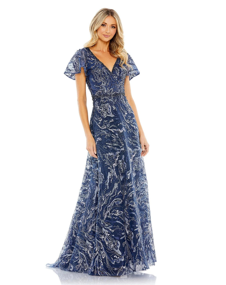 Formal Dresses Long Formal A Line Evening Dress Navy