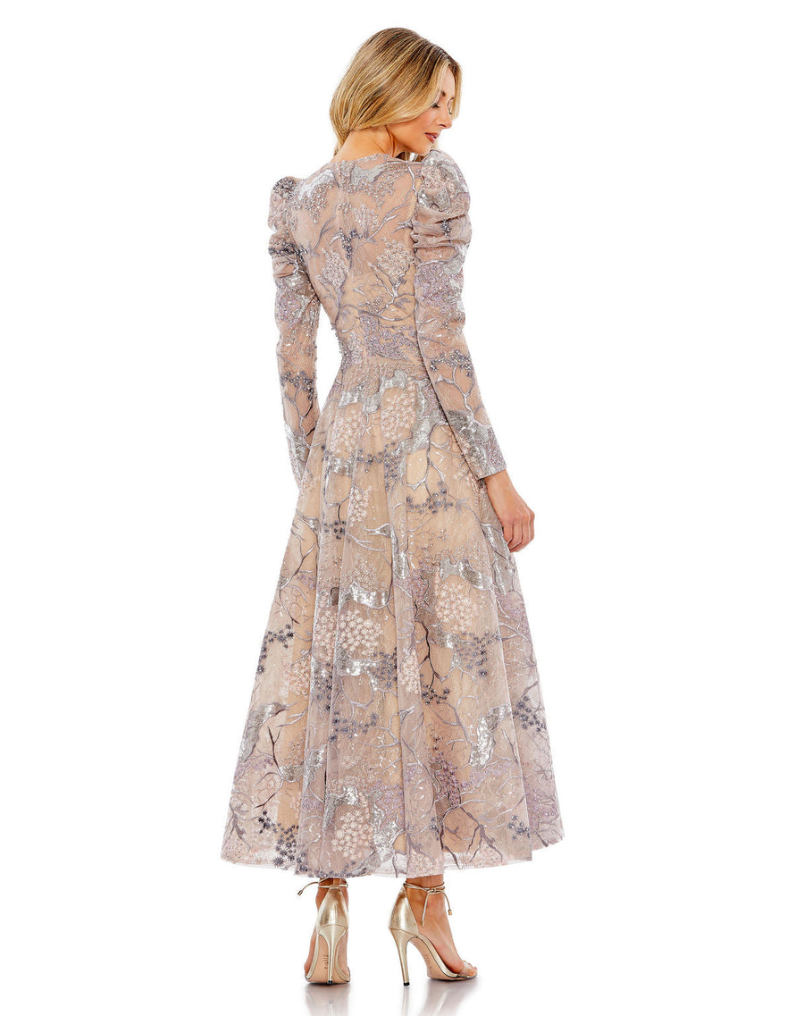 Mother of the Bride Dresses Long Sleeve A Line Mother of the Bride Dress Taupe