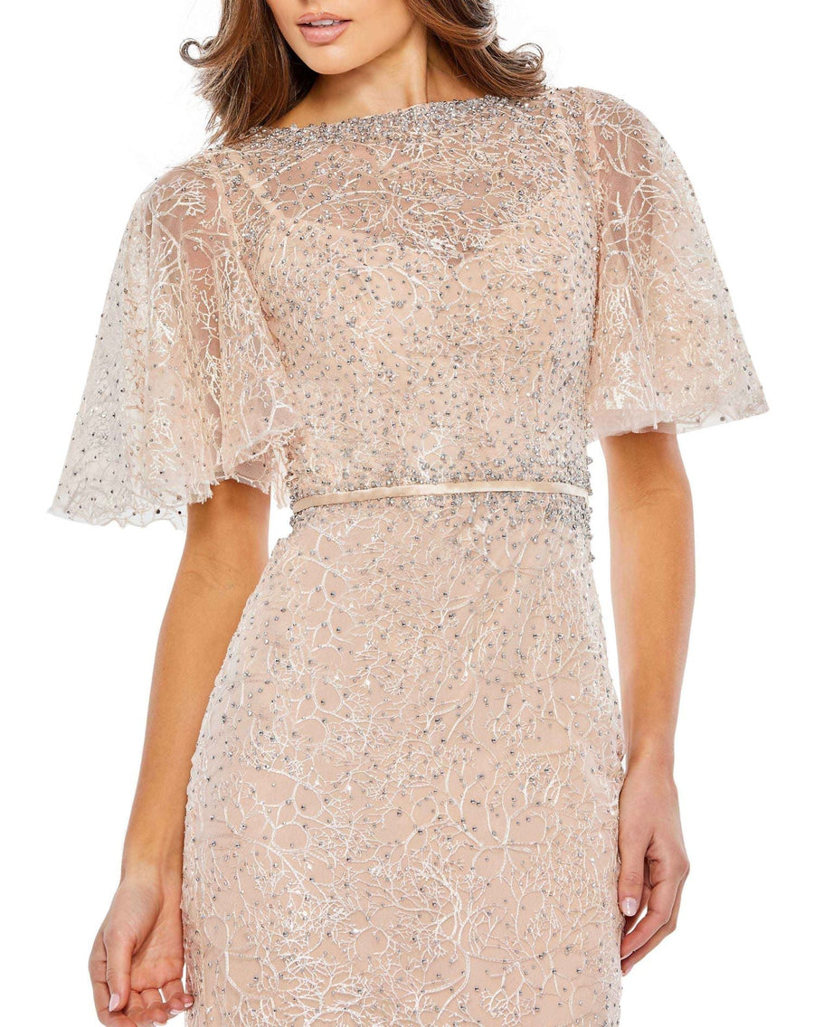 Formal Dresses Long Formal Trumpet Gown Blush