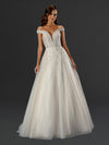 Wedding Dresses Long Wedding Beaded Lace Bridal Dress  Off White