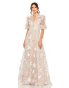 Formal Dresses Long Beaded Lace A Line Formal Evening Dress Blush