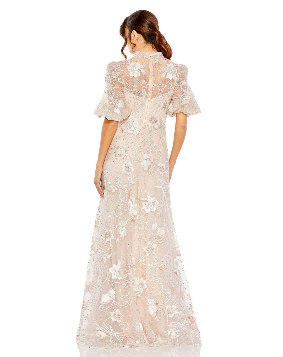 Formal Dresses Long Beaded Lace A Line Formal Evening Dress Blush