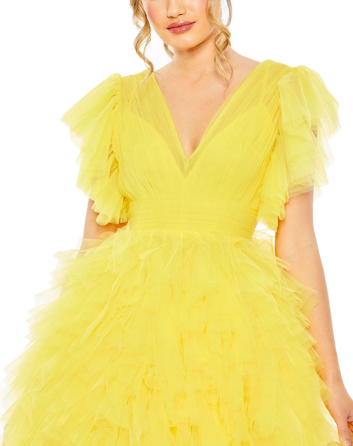 Cocktail Dresses Short Cocktail Ruffle Tiered Mini Dress Sunshine