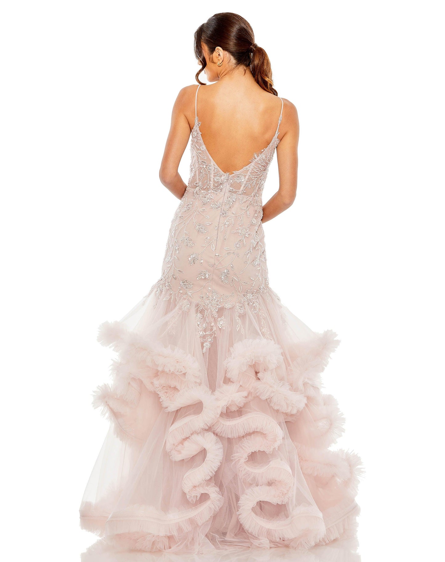 Prom Dresses Long Formal Mermaid Prom Dress Porcelain