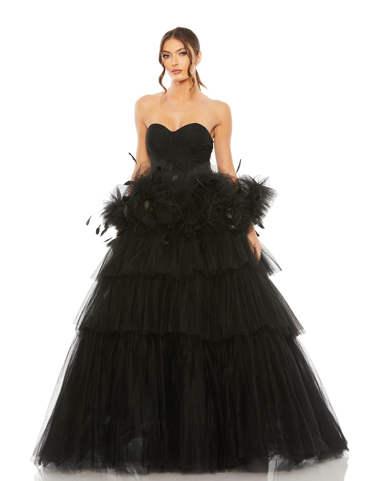 Prom Dresses Prom Long Strapless Ball Gown Black