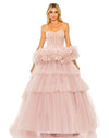 Prom Dresses Prom Long Strapless Ball Gown Rose