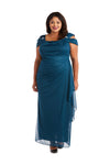 Plus Size Dresses Long Plus Size Formal Evening Dress Teal