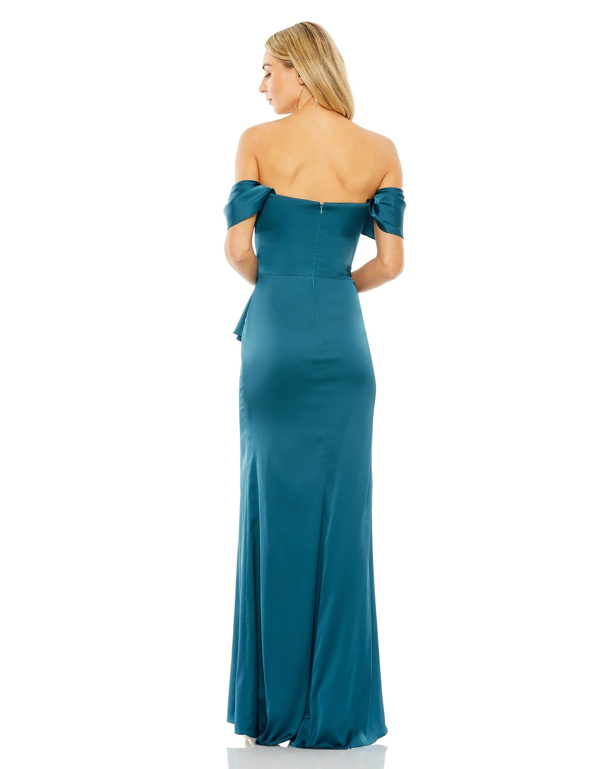 Formal Dresses Long Formal Ruffle Prom Dress Ocean