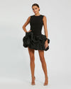 Cocktail Dresses Short Bubble Skirt Cocktail Mini Dress Black