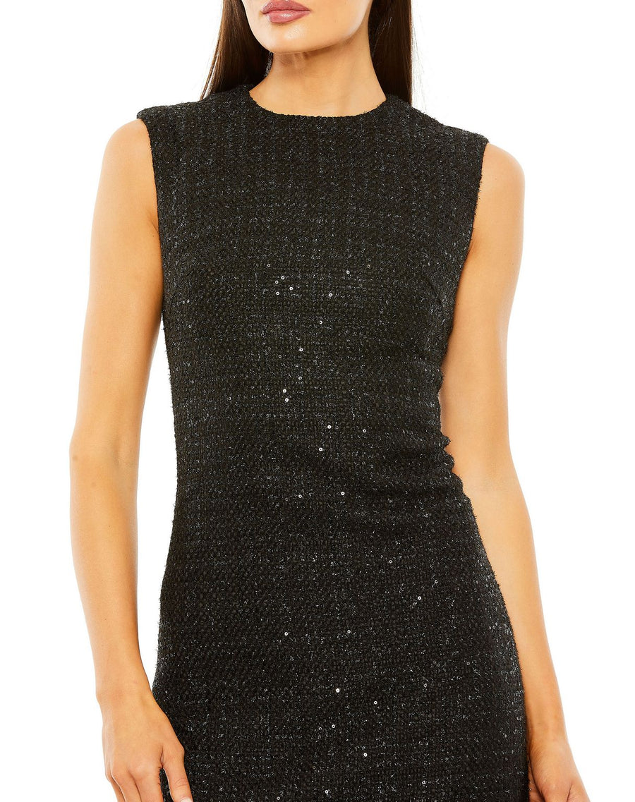 Cocktail Dresses Short Feather Cocktail Mini Dress Black