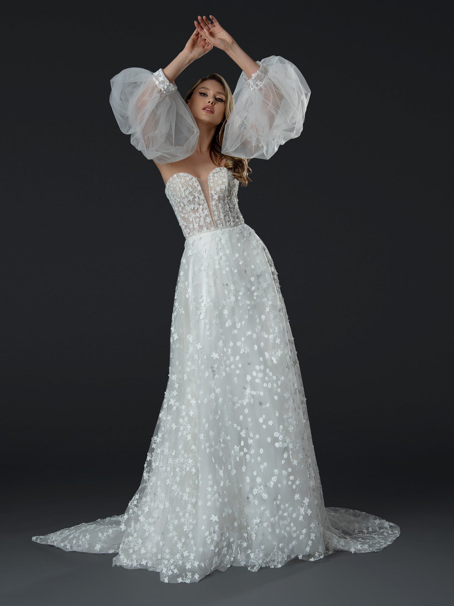 Wedding Dresses Long Bridal Simple Wedding Dress Off White