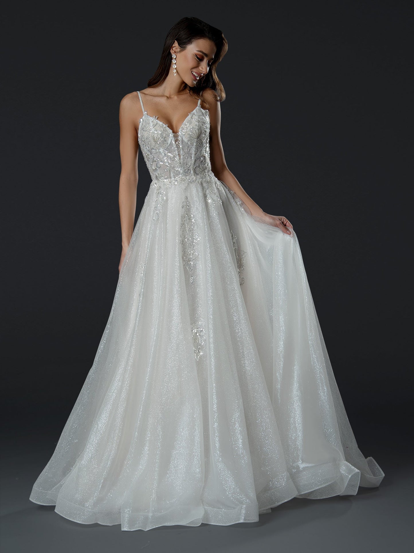 Wedding Dresses  Long Bridal A Line Wedding Dress Off White