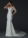 Wedding Dresses Long Lace Wedding Dress Off White