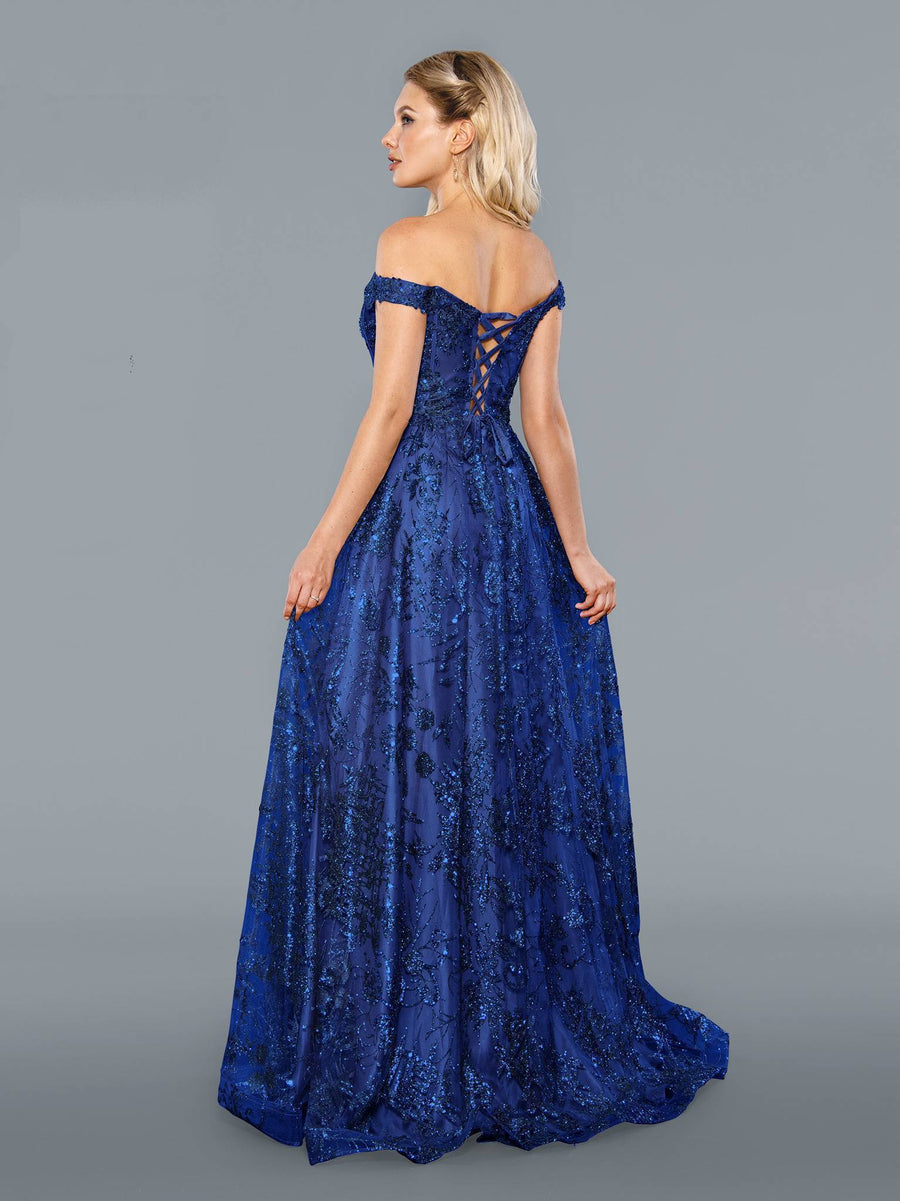 Prom Dresses Glitter Formal Long Prom Dress Royal