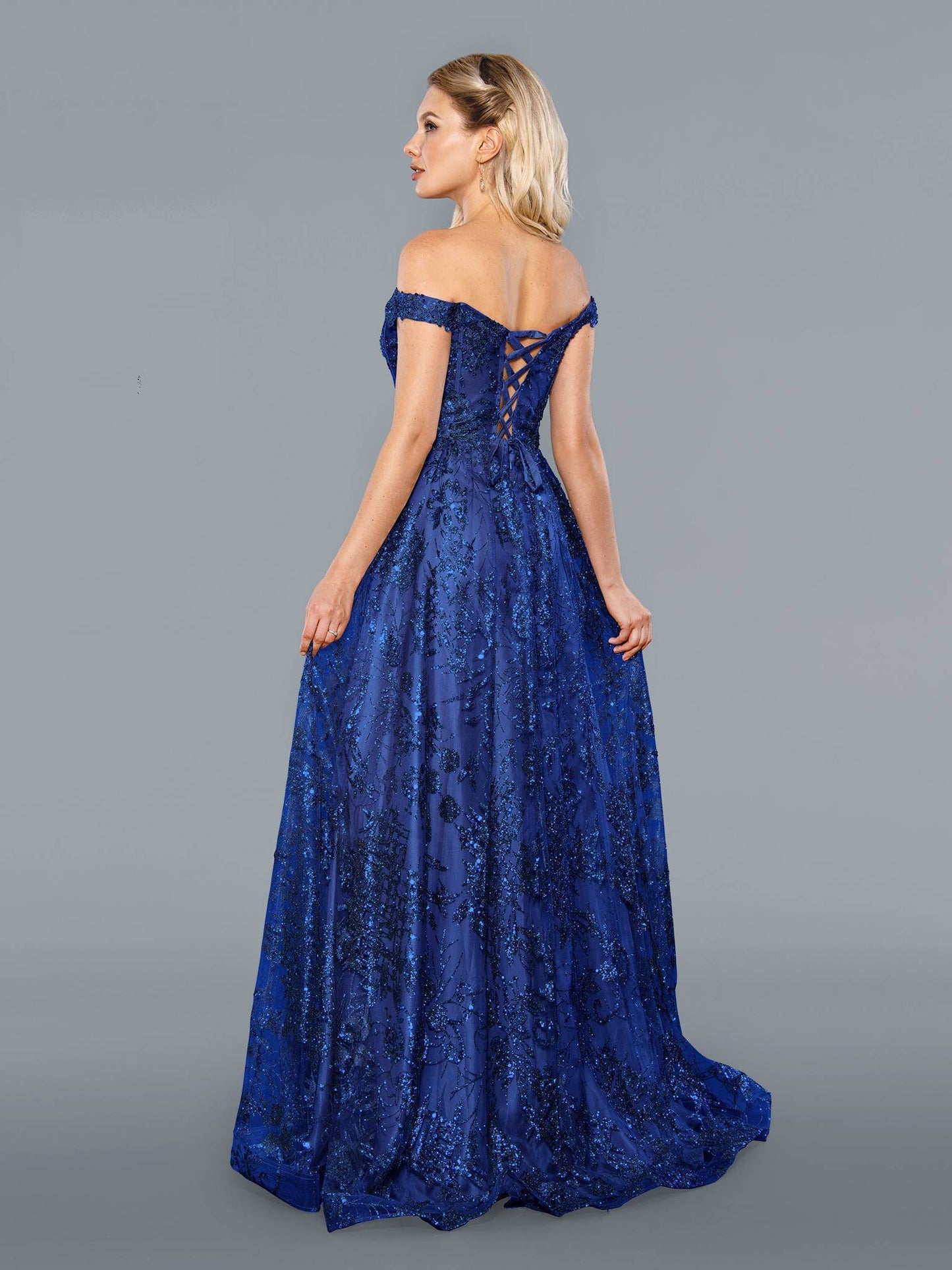 Prom Dresses Glitter Formal Long Prom Dress Royal