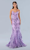 Prom Dresses Long Formal Glitter Prom Dress Lilac