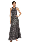 Formal Dresses Long Glitter Formal Evening Petite Dress Black/Taupe