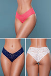 Underwear 21983PK Nessa Briefs 3 Pack Pink/Coral/Navy Blue