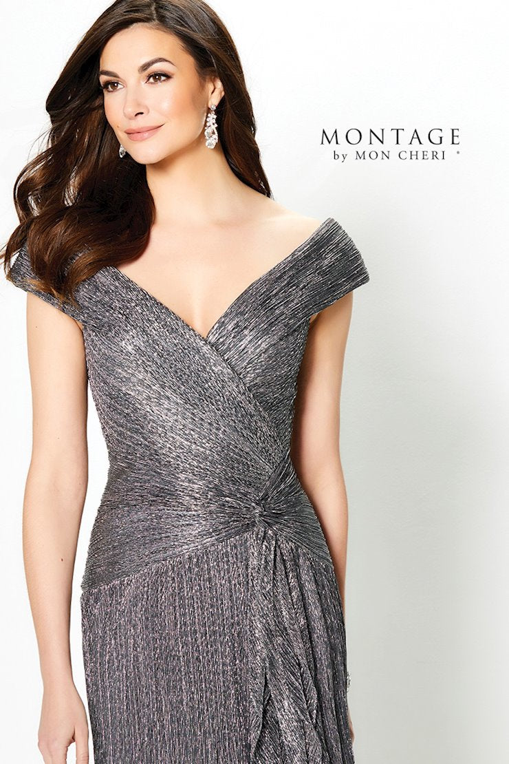 Formal Dresses A Ling Long Ruched Formal Dress Gunmetal