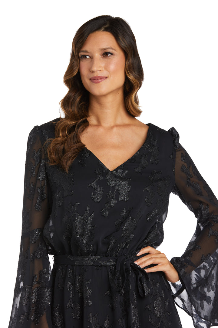 Cocktail Dresses Short Cocktail Long Sleeve Mother of the Bride Dresses Black