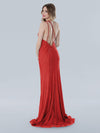 Prom Dresses Prom Long Slit Formal Evening Dress Red
