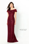 Formal Dresses Long Ruffle Top Formal Evening Dress  Wine