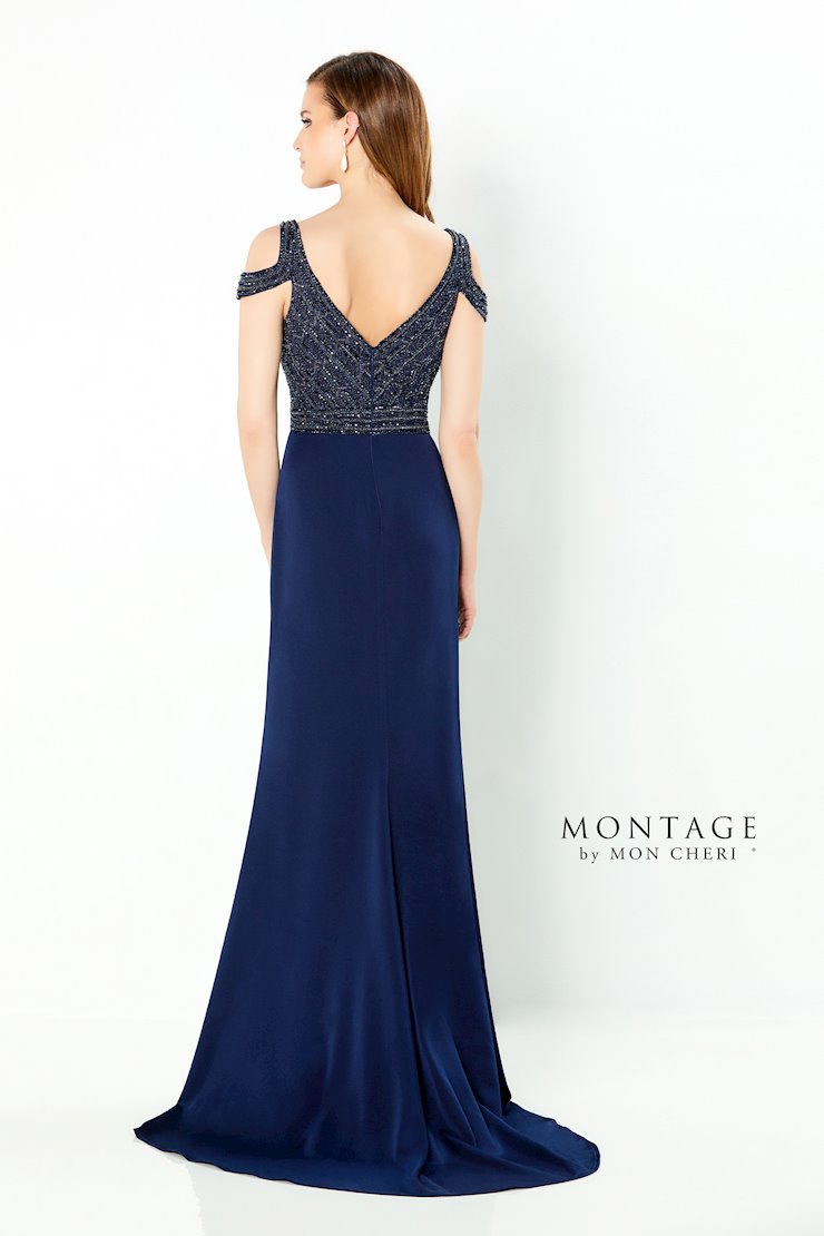 Formal Dresses Beaded Gown Long Bodice Formal Dress  Navy Blue