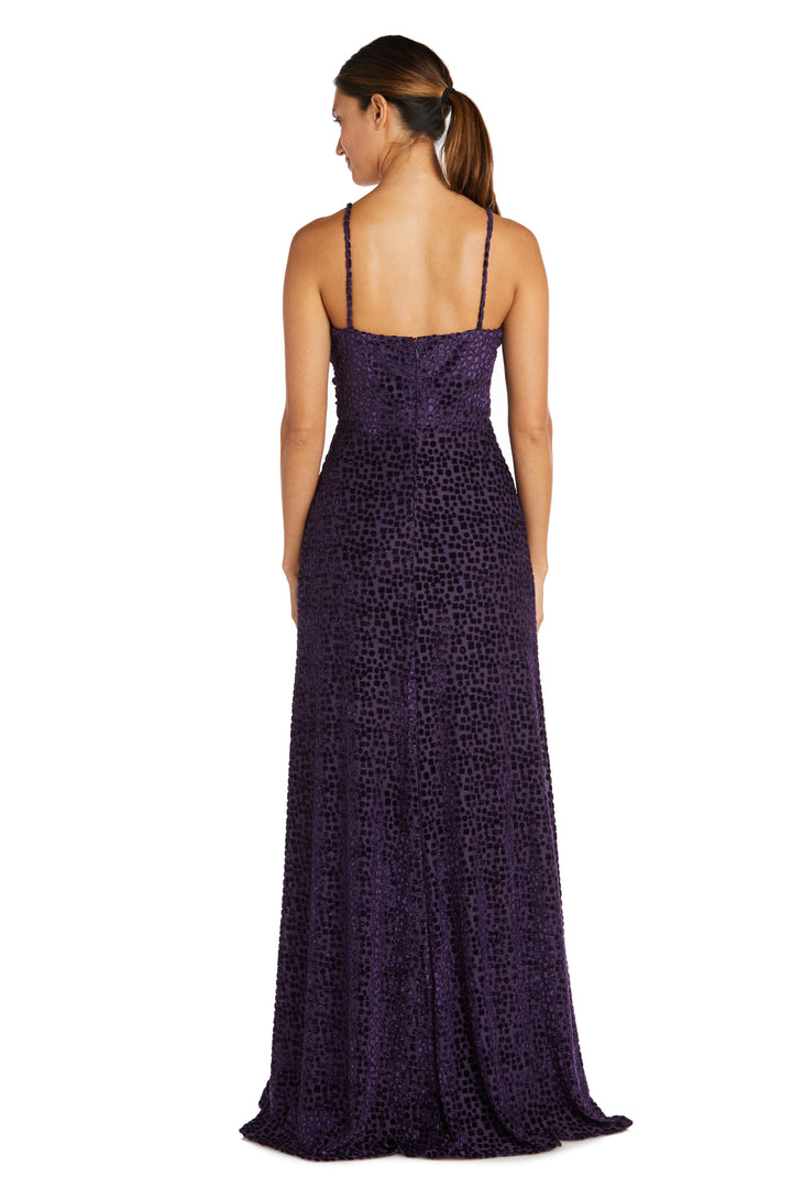 Formal Dresses Long Evening Formal Halter Dress Plum