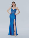 Prom Dresses Prom Fitted Long Beaded Corset Formal Dress Royal