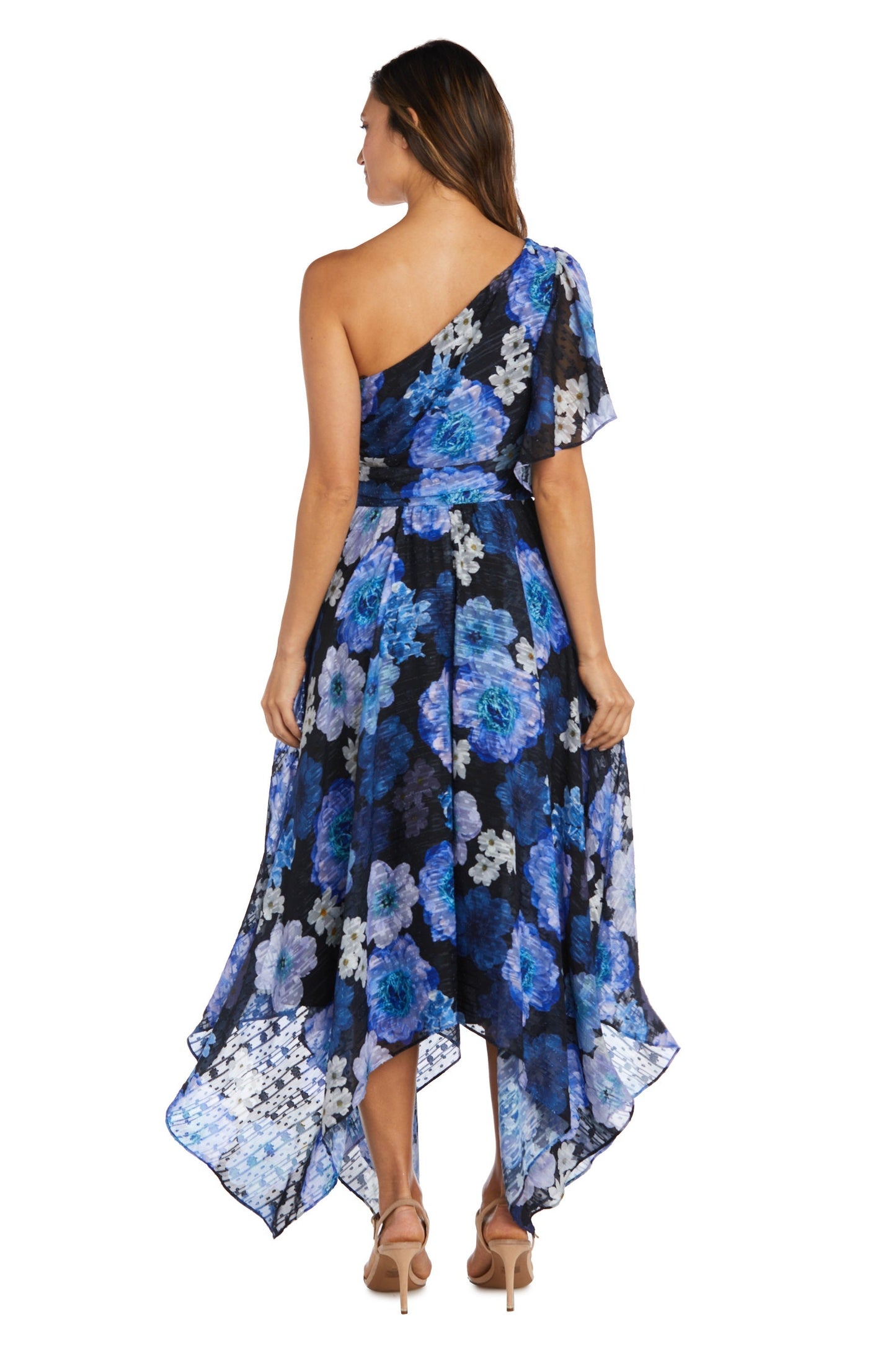 Formal Dresses Long Floral Evening Formal Dress Black/Royal