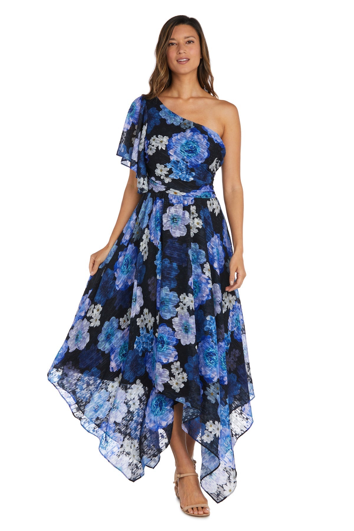 Formal Dresses Long Evening Floral Petite Formal Dress  Blue/Royal